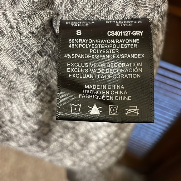 Christian Siriano Handkerchief Grey Dress - Picture 8 of 9